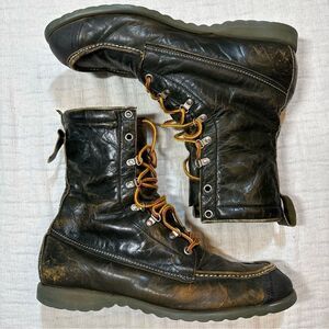 TED WILLIAMS vintage KANGAROO LEATHER boots Sport Size 9.5D RARE